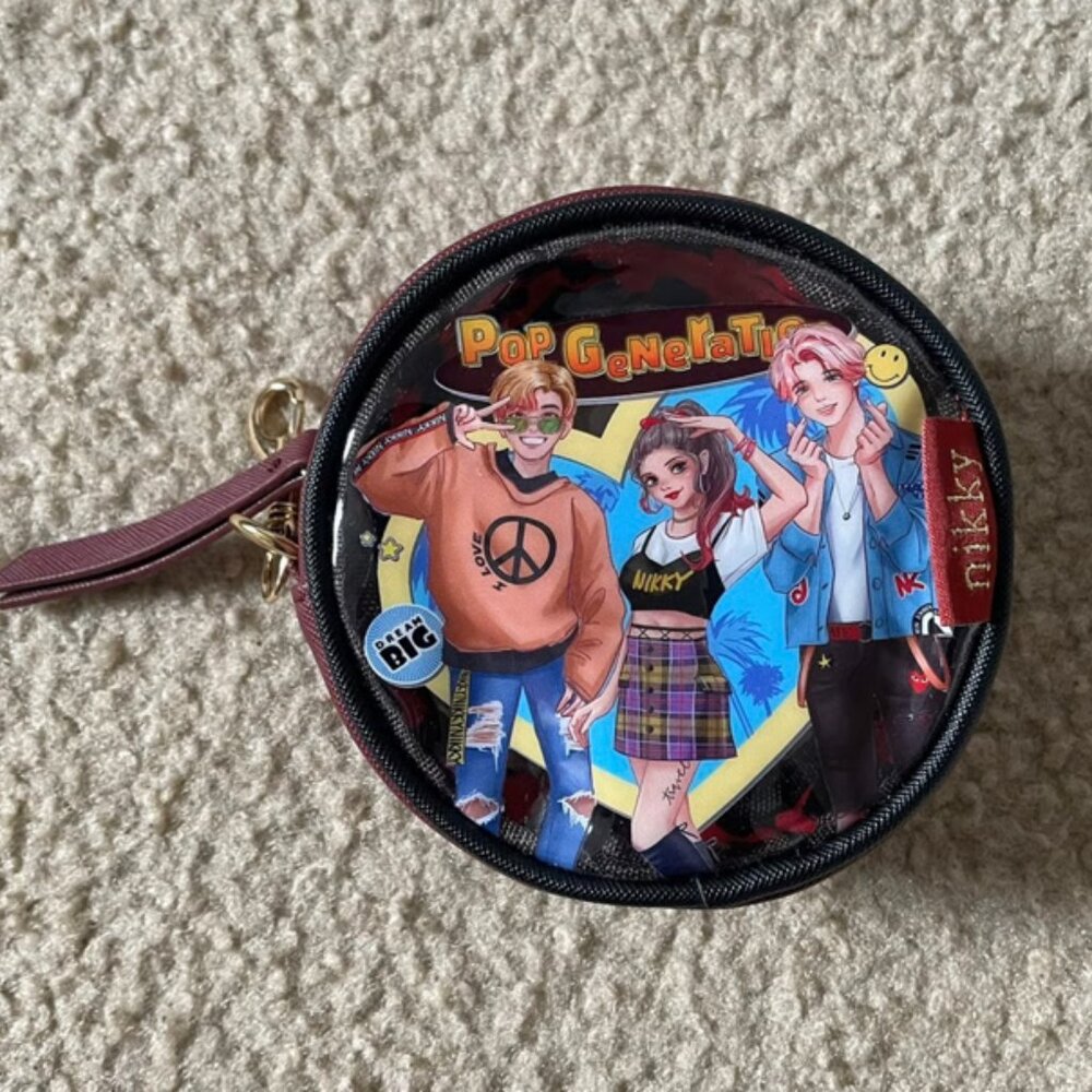 Small K-Pop Theme Coin Bag or Clear Cosmetic Pouch